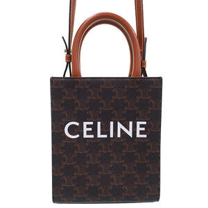 Celine Triomphe Canvas Vertical Cabas Bag